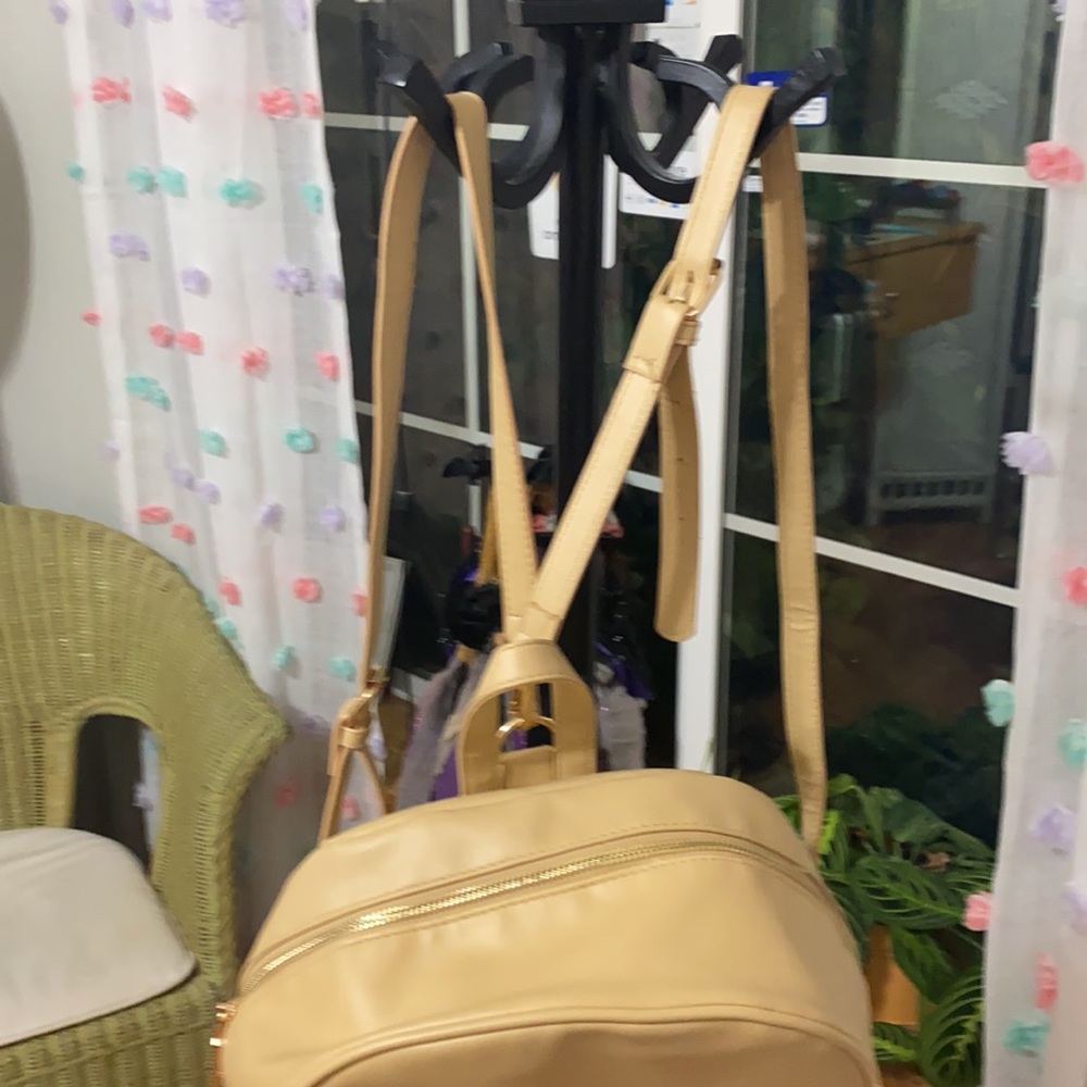 Bebe beige Large backpack - Picture 3 of 8